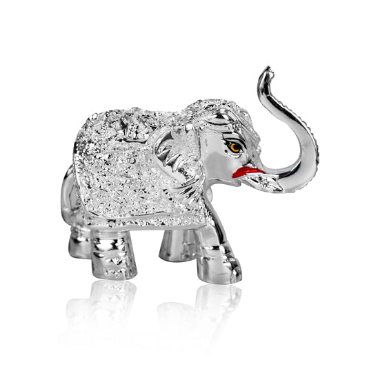 Silver Plated Small Elephant Home Decor