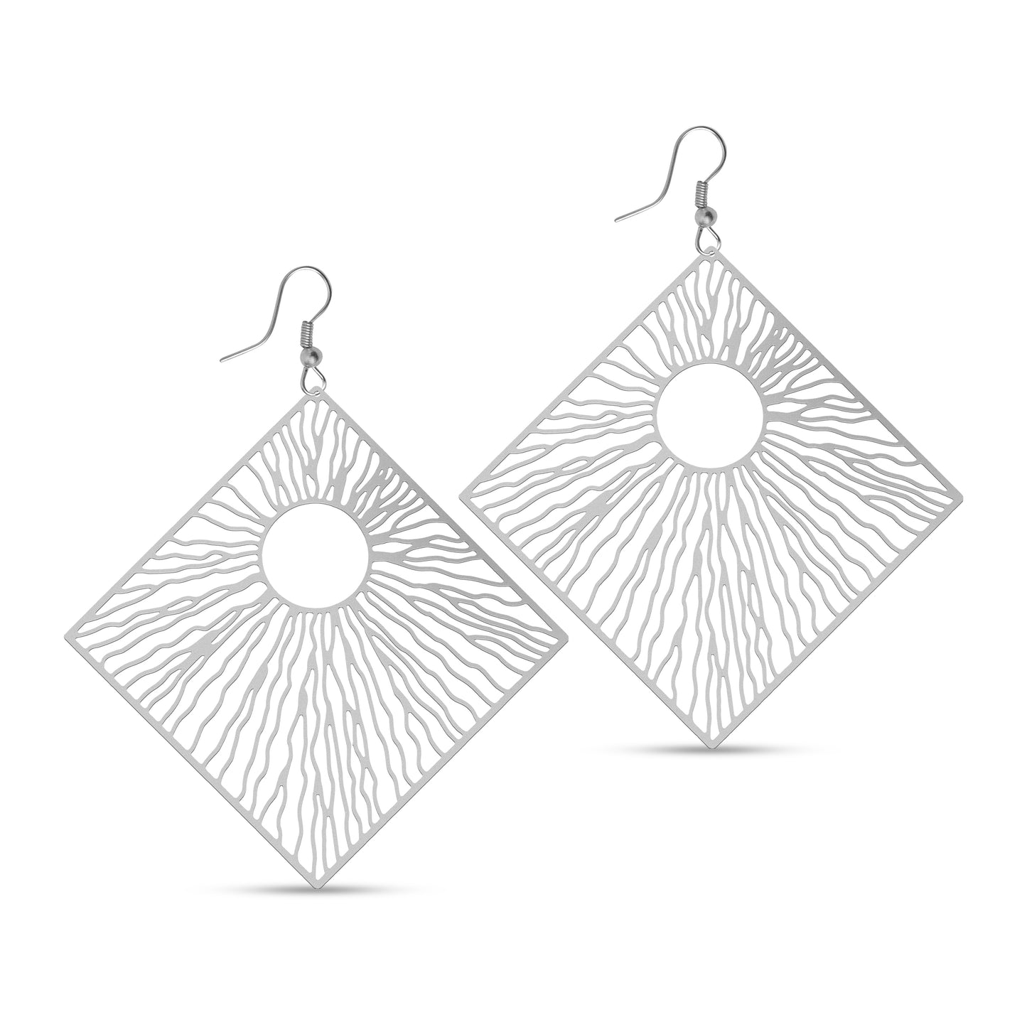 Handcrafted & Silver-Plated Brass Earrings For Women