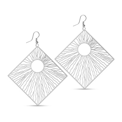 Handcrafted & Silver-Plated Brass Earrings For Women