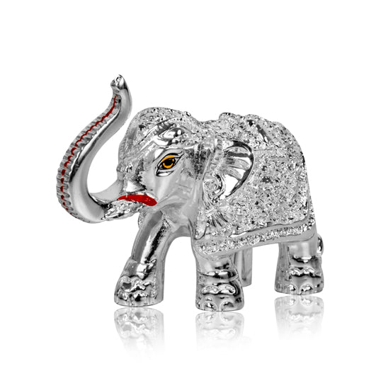 Silver Plated Small Elephant Home Decor