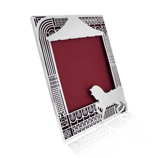 Brass Silver Plated Photo frame (Horse Design)