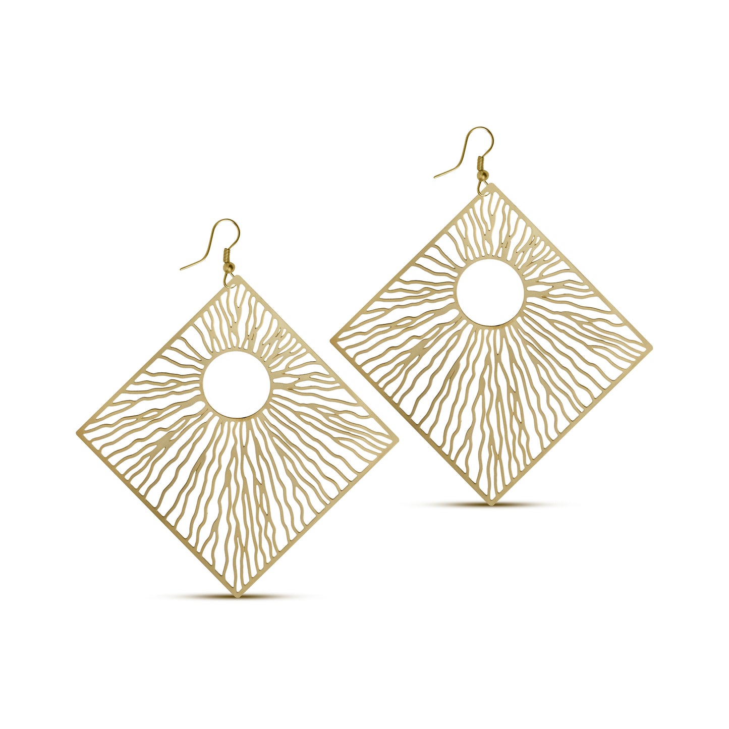 Handcrafted & Gold-Plated Brass Earrings For Women