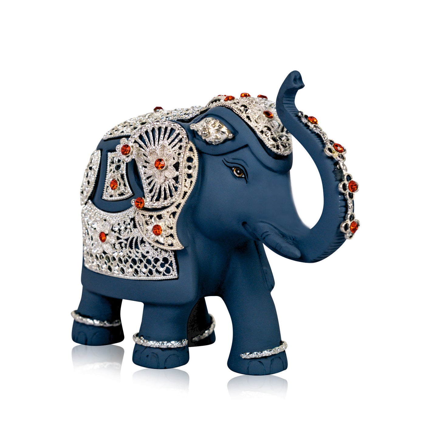 Beautiful Blue Elephant Idols