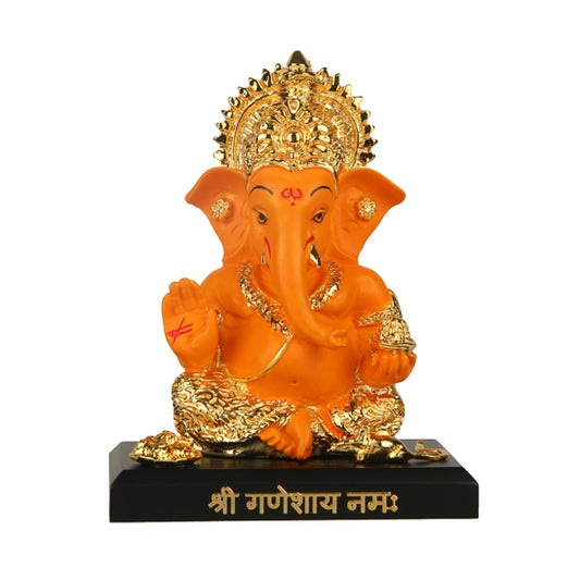Orange Ganesha Idol Online