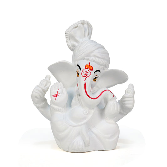Buy White Ganesha Idol Online