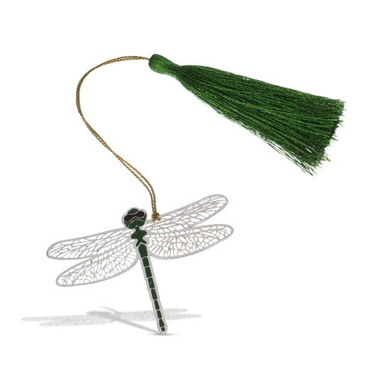 Silver Plated Dragonfly Bookmark
