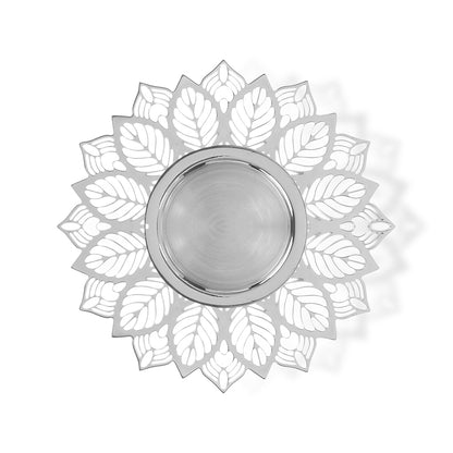 Silver Plated Tea Light (New Design)
