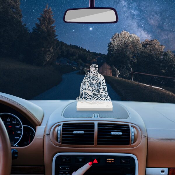Silver Gurunanak For Desk Cum Car Dashboard Accessory - Image 3