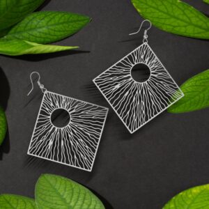 Handcrafted & Silver-Plated Brass Earrings For Women